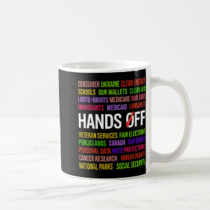 Hands Off T - Shirt.png Kaffeetasse