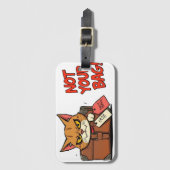 Hands Off This Is Seriously Not Your Bag Gepäckanhänger (Vorderseite Vertikal)