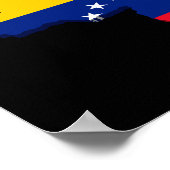 Hands Off Venezuela Poster (Ecke)