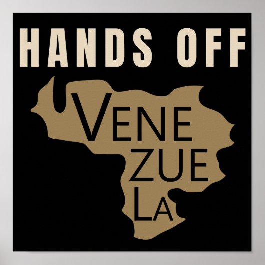Hands Off Venezuela Poster (Vorne)