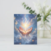 Hands Set des Souls kostenlos, Condolence Card Postkarte (Stehend Vorderseite)