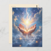 Hands Set des Souls kostenlos, Condolence Card Postkarte (Vorne/Hinten)
