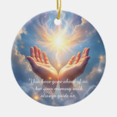 Hands Set the Soul Free, sympathy  Keramik Ornament (Vorne)