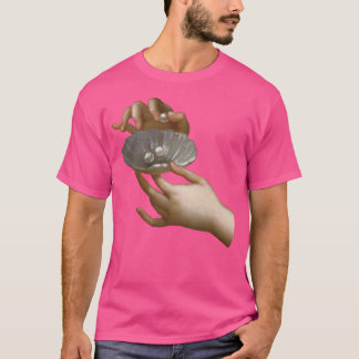 Hands With Pearls Detail Renaissance Aesthetic T-Shirt