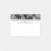 Hands zum symbolischen Erkennen in Monochrome Post-it Klebezettel (Vorderseite)