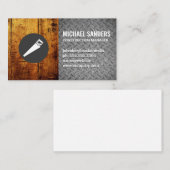 Handsäge | Holz und Stahl Visitenkarte (Vorne/Hinten)