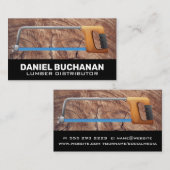 Handsäge | Holzkörner Visitenkarte (Vorne/Hinten)