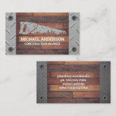 Handsäge | Holzmetall | Bau Visitenkarte (Vorne/Hinten)