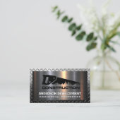 HandsägeLogo | Metallisch Visitenkarte (Stehend Vorderseite)