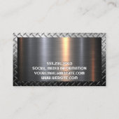 HandsägeLogo | Metallisch Visitenkarte (Rückseite)