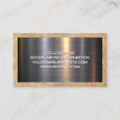 Handsägeplatz-Logo | Metall- und Holzbau Visitenkarte (Rückseite)