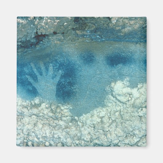 Handschablone aus dem oberen Teil des Gepunkteten Magnet (Vorne)