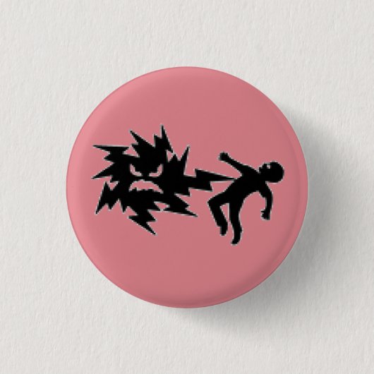 Handschellen. Button (Vorderseite)