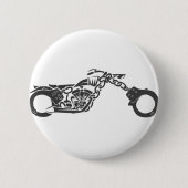 Handschellen-Choppermotorrad Button (Vorderseite)