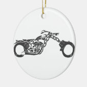 Handschellen-Choppermotorrad Keramikornament (Links)