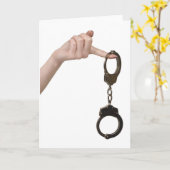 Handschellen Karte (Gelbe Blume)