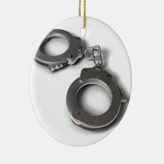 Handschellen Keramik Ornament (Rechts)