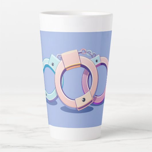Handschellen Milchtasse (Vorderseite)