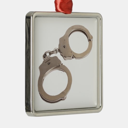 Handschellen Ornament Aus Metall (Rechts)