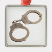 Handschellen Ornament Aus Metall (Vorne)