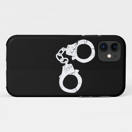 Handschellen-Polizei-Gesetzesvollstreckung Case-Mate iPhone Hülle (Rückseite (Horizontal))