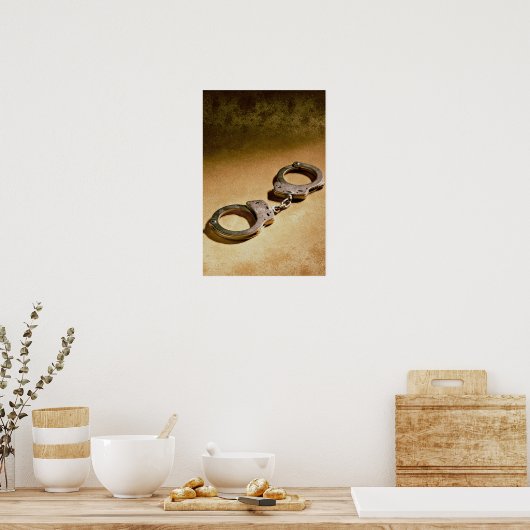 Handschellen Poster (Küche)