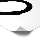 Handschellen-Symbol Poster (Ecke)