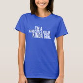 Handschellen- und Kevlarein bisschen Mädchen T-Shirt (Vorderseite)