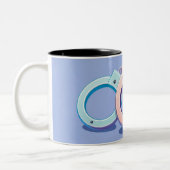 Handschellen Zweifarbige Tasse (Links)