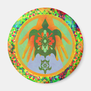 Handschildkröte-Magnet Magnet