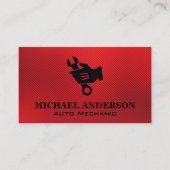 Handschlüssel | Mechaniker Visitenkarte (Vorderseite)