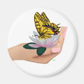 Handschmetterling Magnet (Vorne)