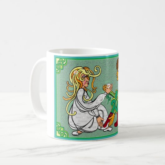 Handschnelle Hochzeit Kaffeetasse (Vorderseite Links)
