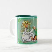 Handschnelle Hochzeit Zweifarbige Tasse (Vorderseite Links)