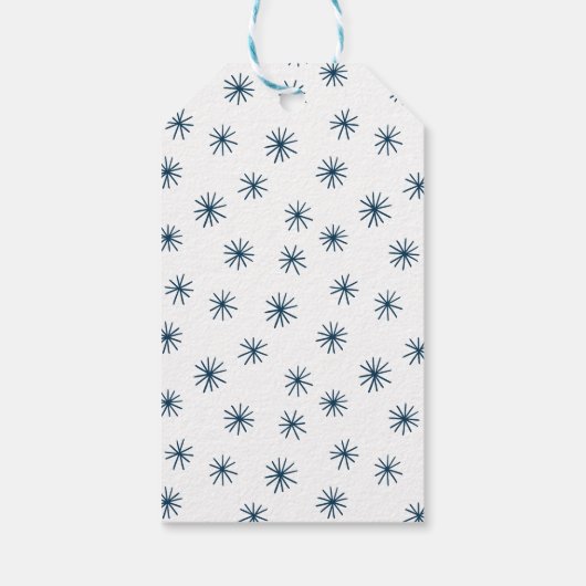 Handschrift alles ist ruhig, alles ist helle Marin Geschenkanhänger (Rückseite)