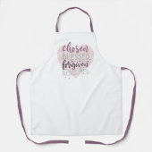 Handschrift ausgewählt gesegnet vergeben eingelöst schürze (Vorderseite)