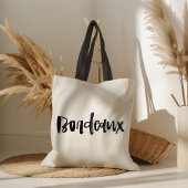 Handschrift Bordeaux Tasche