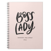 Handschrift Boss Lady Spiral Notebook Notizblock (Vorderseite)