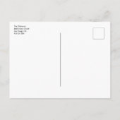 Handschrift Dankeschön Baby Foto Birth Ankündigungspostkarte (Rückseite)