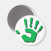 Handschrift des Kindes Magnet (Vorderseite/Rückseite)