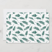 Handschrift frohe Weihnachten Grün 7 Foto (Rückseite)