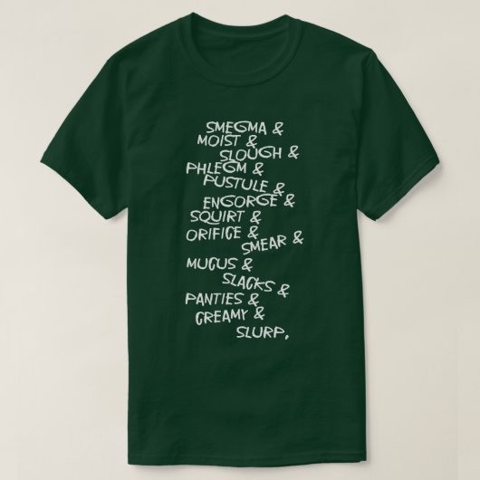 Handschrift für Gross-Sounding-Wörter T-Shirt (Design vorne)