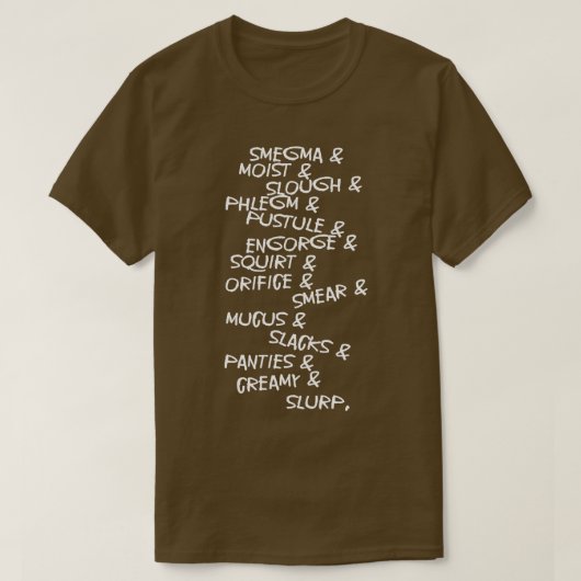 Handschrift für Gross-Sounding-Wörter T-Shirt (Design vorne)