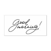 Handschrift gut Morgen Gummistempel (Prägung)