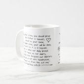 Handschrift Kaffeetasse (Vorderseite Links)