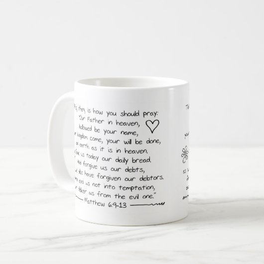 Handschrift Kaffeetasse (Vorderseite Links)