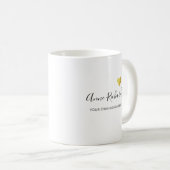Handschrift mit Herz und Liebe Kaffeetasse (VorderseiteRechts)