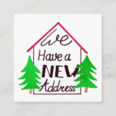 Handschrift Neue Weihnachtskarte Begleitkarte (Vorderseite)