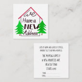 Handschrift Neue Weihnachtskarte Begleitkarte (Vorne/Hinten)