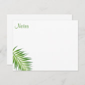 Handschrift Palm Blätter Vorlage Blumenflaeche (Vorne/Hinten)